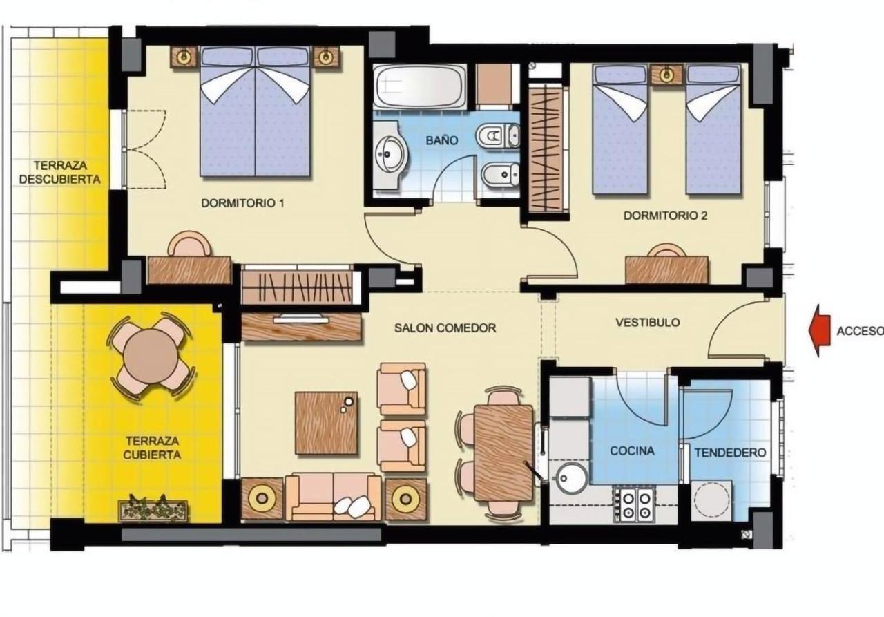 Apartament Playa Y Golf, 1ª Linea De Playa